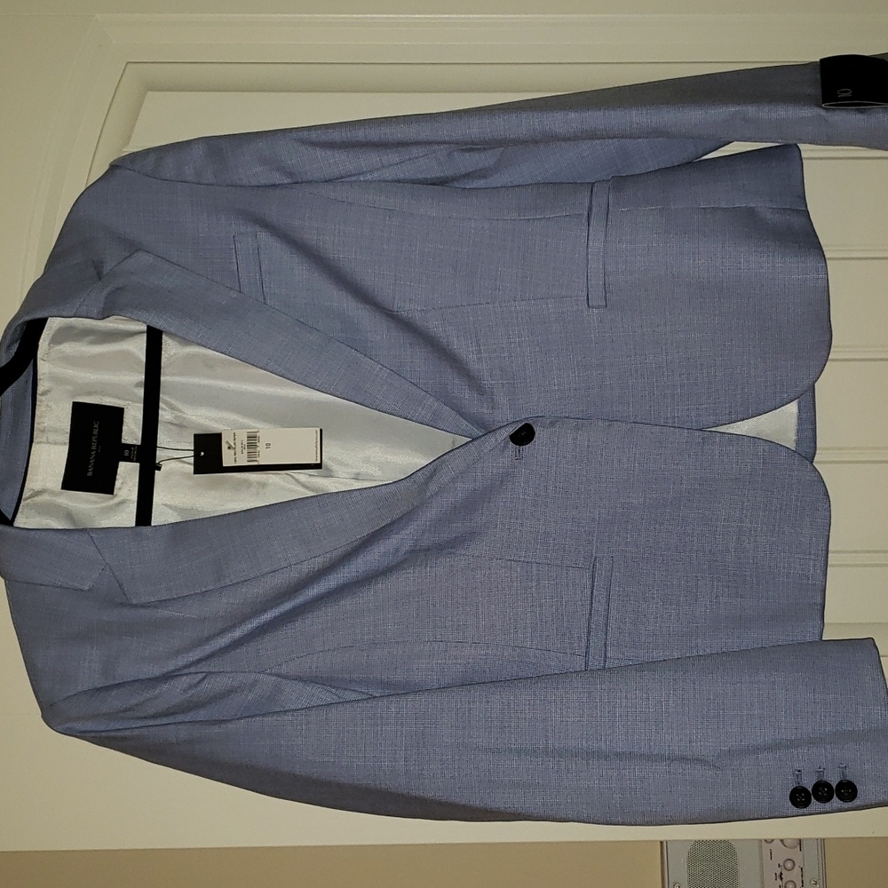 NWT Light blue Banana Republic Blazer Size 10